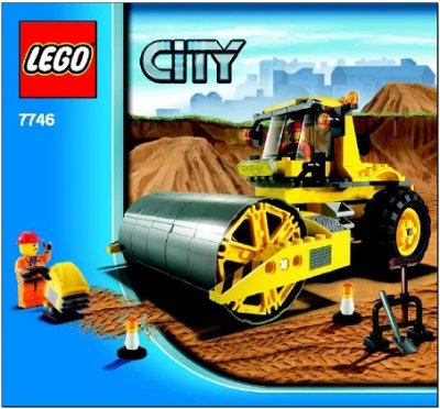 LEGO onderdeel Single-Drum Roller (7746-1)