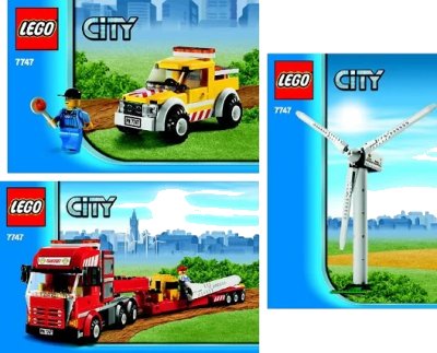 LEGO onderdeel Wind Turbine Transport (7747-1)