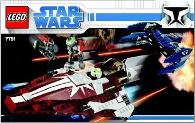 LEGO onderdeel Ahsoka's Starfighter and Vulture Droid (7751-1)