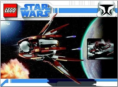 LEGO onderdeel Count Dooku's Solar Sailer (7752-1)