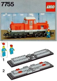 LEGO onderdeel Diesel Heavy Shunting Locomotive 7755-1