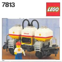 LEGO onderdeel Shell Tanker Wagon 7813-1
