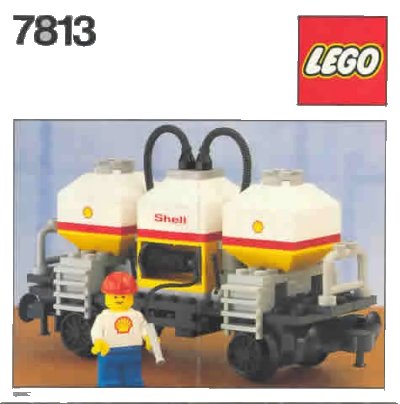 LEGO onderdeel Shell Tanker Wagon (7813-1)