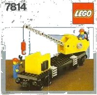 LEGO onderdeel Crane Wagon with Small Container 7814-1