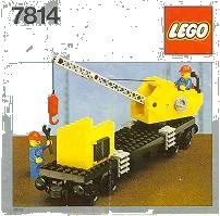 LEGO onderdeel Crane Wagon with Small Container (7814-1)