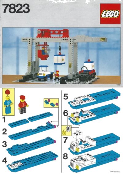 LEGO onderdeel Container Crane Depot (7823-1)
