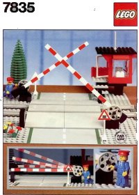 LEGO part Manual Road Crossing 7835-1