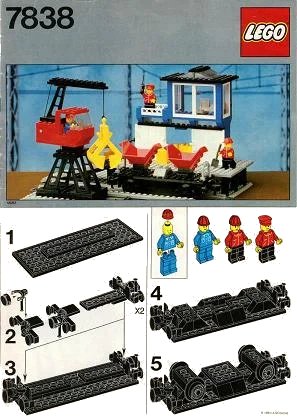 LEGO onderdeel Freight Loading Depot with Wagon (7838-1)