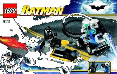 LEGO onderdeel Batman's Buggy: The Escape of Mr. Freeze (7884-1)
