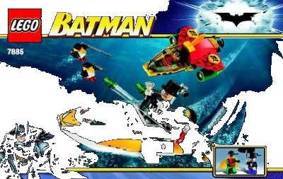 LEGO onderdeel Robin's Scuba Jet: Attack of The Penguin (7885-1)
