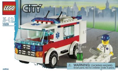 LEGO onderdeel Ambulance (7890-1)