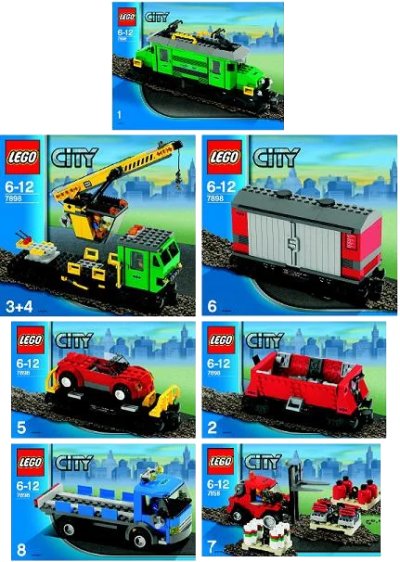 LEGO onderdeel Cargo Train Deluxe (7898-1)