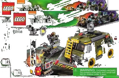 LEGO onderdeel Turtle Van Takedown (79115-1)