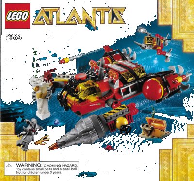LEGO part Deep Sea Raider (7984-1)