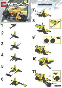 LEGO onderdeel Dirt Bike 8004-1