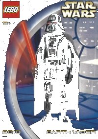 LEGO onderdeel Darth Vader 8010-1