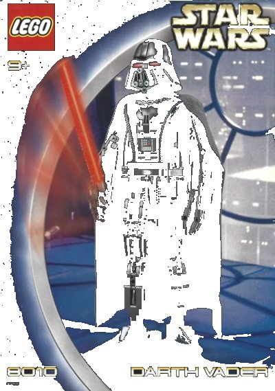 LEGO onderdeel Darth Vader (8010-1)