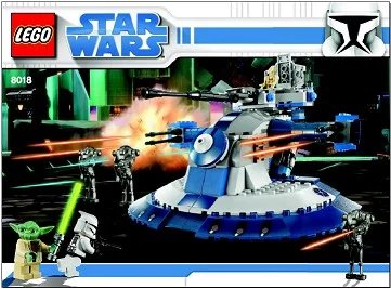 LEGO onderdeel Armored Assault Tank (AAT) (8018-1)