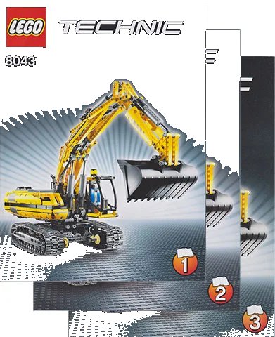 LEGO onderdeel Motorized Excavator (8043-1)