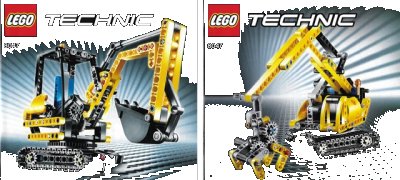 LEGO onderdeel Compact Excavator (8047-1)