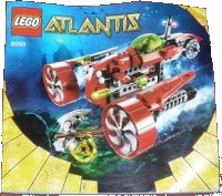 LEGO onderdeel Typhoon Turbo Sub 8060-1