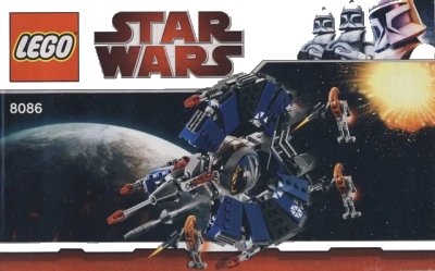 LEGO onderdeel Droid Tri-Fighter (8086-1)