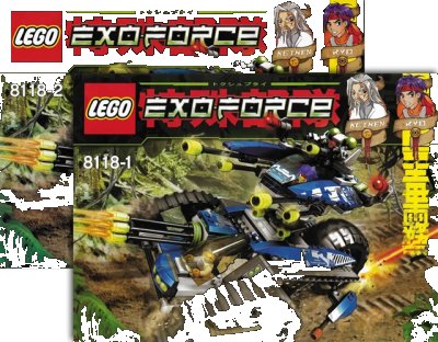 LEGO onderdeel Hybrid Rescue Tank (8118-1)