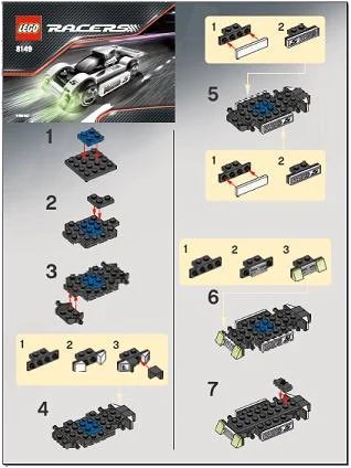 LEGO onderdeel Midnight Streak (8149-1)