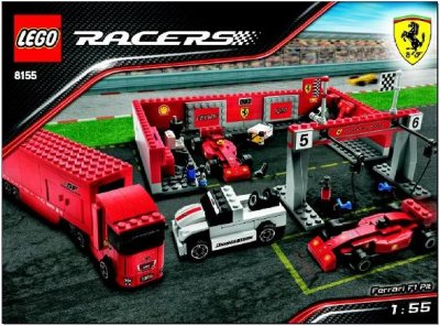 LEGO onderdeel Ferrari F1 Pit (8155-1)