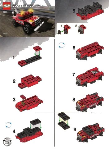 LEGO onderdeel Turbo Tow (8195-1)
