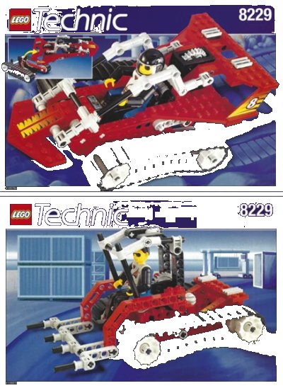 LEGO onderdeel Tread Trekker (8229-1)