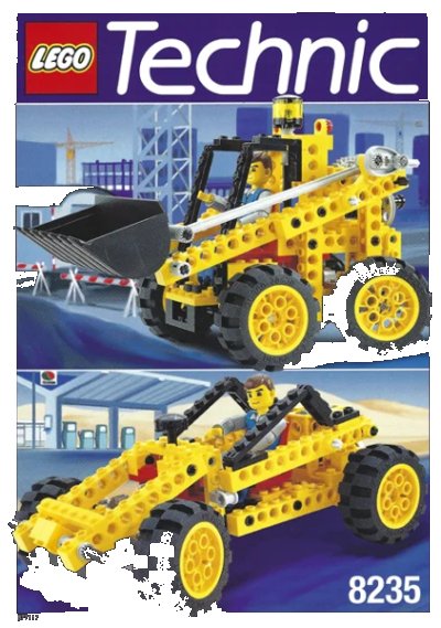LEGO onderdeel Front End Loader (8235-1)