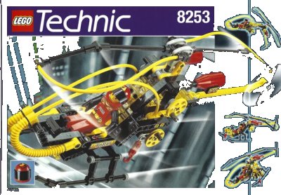 LEGO onderdeel Fire Helicopter (8253-1)
