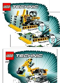 LEGO part Mini Bulldozer 8259-1