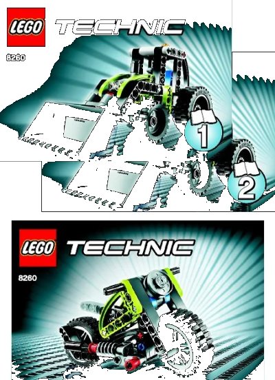 LEGO onderdeel Tractor (8260-1)