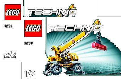 LEGO onderdeel Rough Terrain Crane (8270-1)