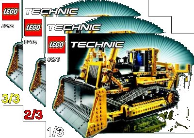 LEGO onderdeel Motorized Bulldozer (8275-1)