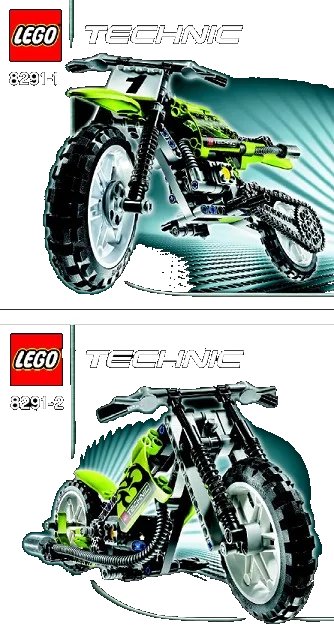 LEGO onderdeel Dirt Bike (8291-1)