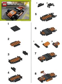 LEGO part Smokin' Slickster 8304-1