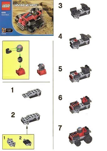 LEGO onderdeel Desert Racer (8359-1)