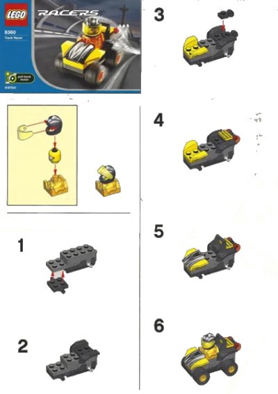 LEGO onderdeel Track Racer (8360-1)