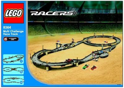 LEGO onderdeel Multi Challenge Race Track (8364-1)