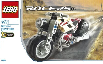 LEGO onderdeel Extreme Power Bike (8371-1)