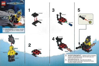 LEGO onderdeel Space Speeder (8400-1)
