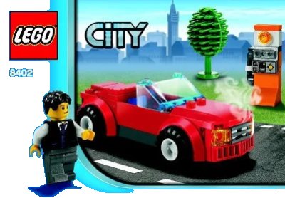 LEGO onderdeel Sports Car (8402-1)