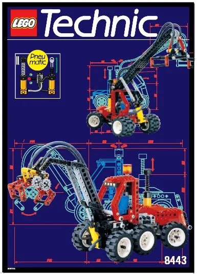 LEGO onderdeel Pneumatic Log Loader (8443-1)