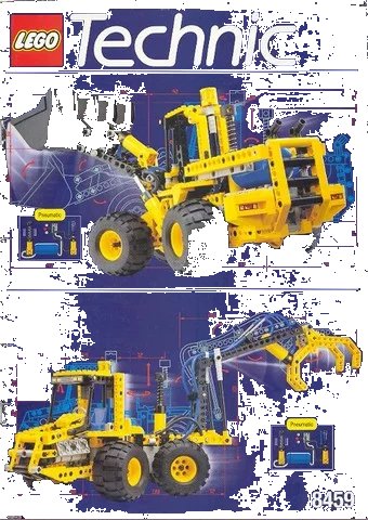 LEGO onderdeel Pneumatic Front End Loader (8459-1)