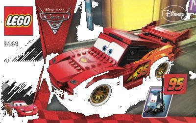 LEGO onderdeel Ultimate Build Lightning McQueen (8484-1)