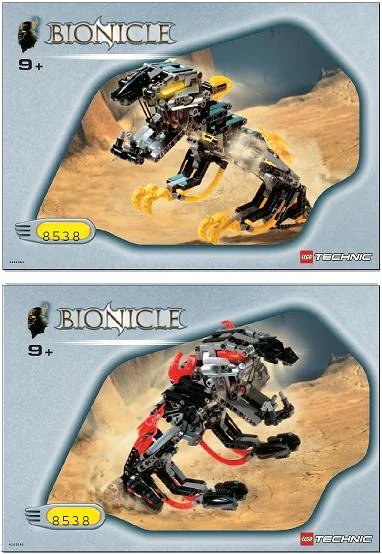 LEGO onderdeel Muaka & Kane-Ra (8538-1)