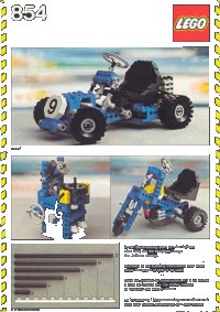 LEGO part Go-Kart 854-1